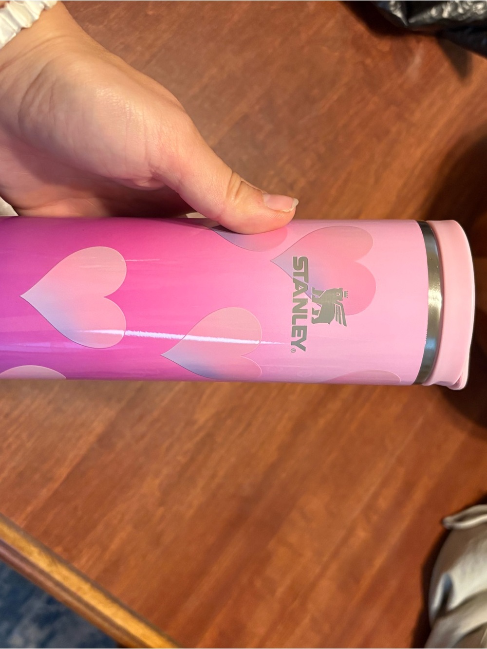 Stanley Pink Heart Travel Bottle